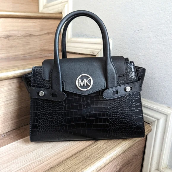 NWT Michael Kors Crocodile-Embossed Belt MICHAEL Michael Kors | Accessories | Michael Kors Reversible  main image 4